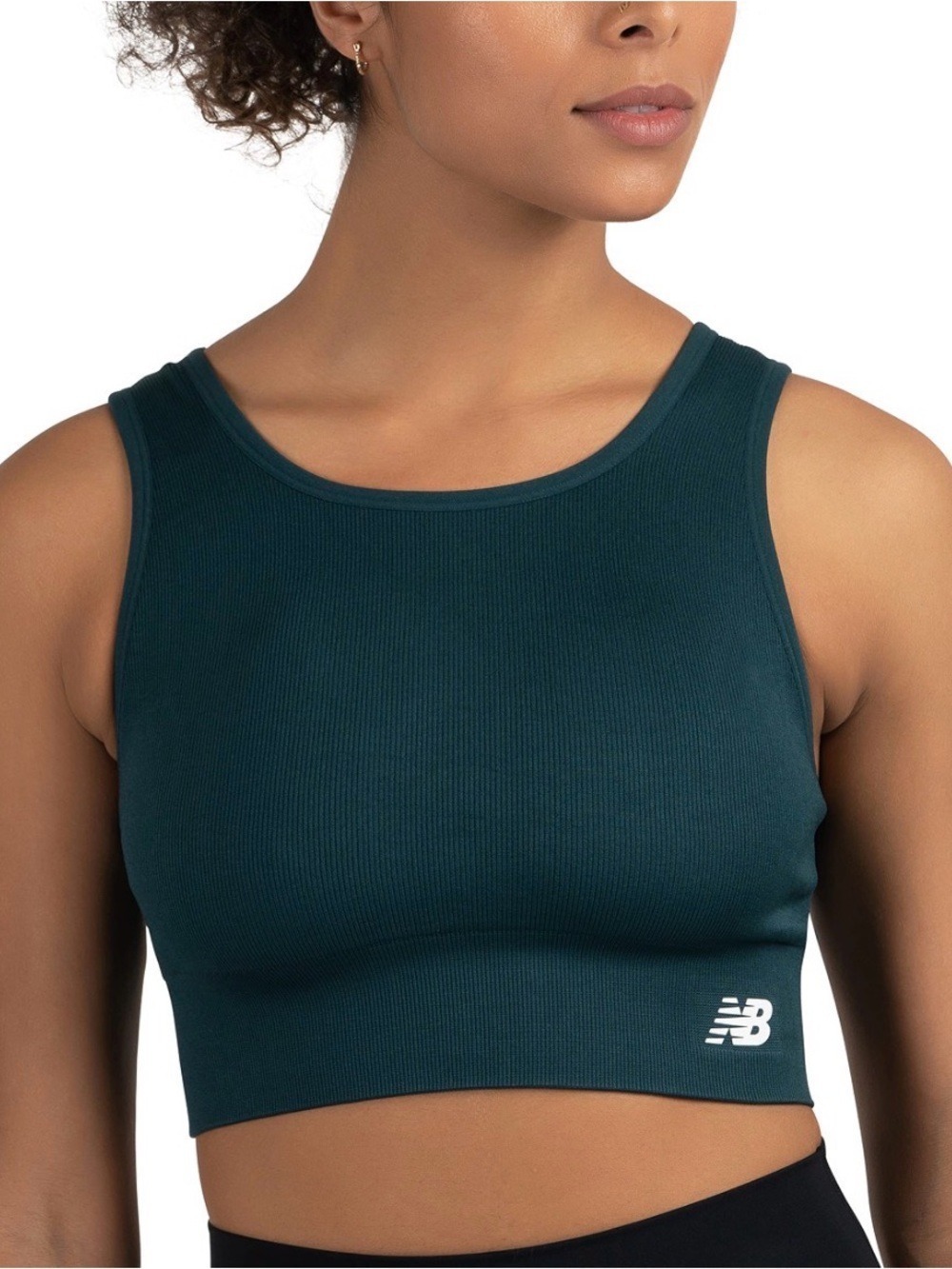 New balance green seamless medium impact Sports Bra with Strappy Back size XXL